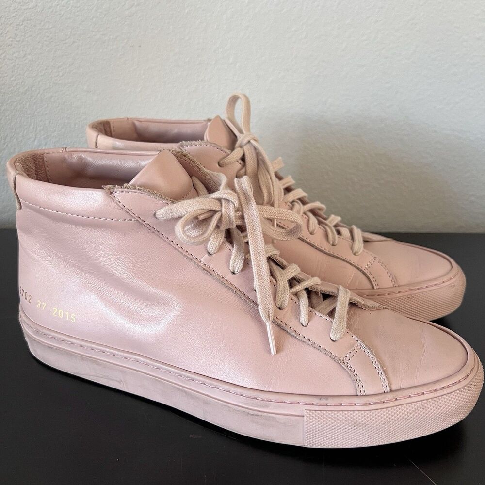 Common Projects Women’s Achilles Mid Size 37 Pink